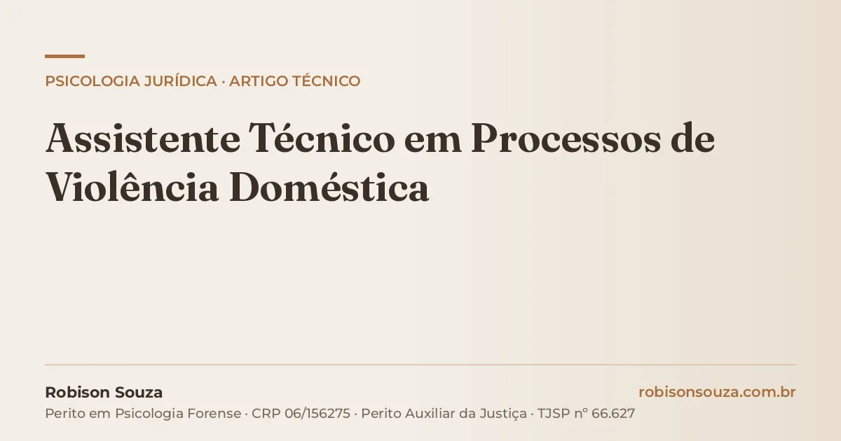 Assistente Técnico em Processos de Violência Doméstica