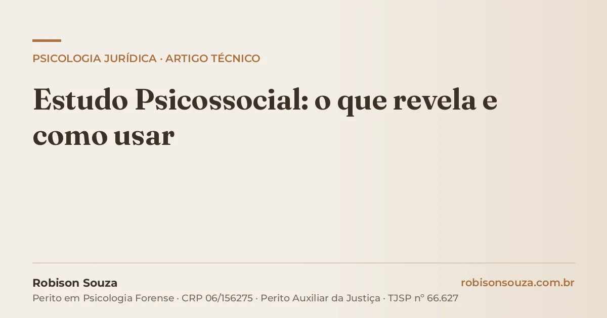 Estudo Psicossocial: o que revela e como usar