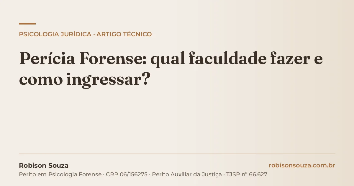 Perícia Forense: qual faculdade fazer e como ingressar?